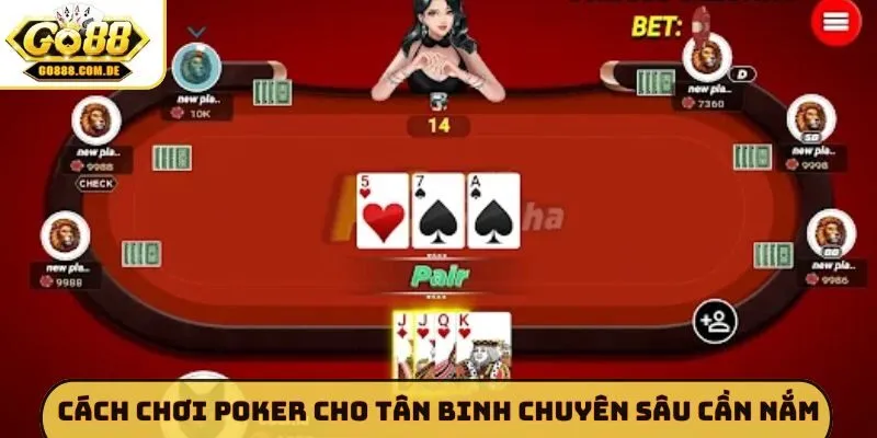 Cách Chơi Poker Cho Tân Binh - Cẩm Nang Nhập Môn GO88 Cách chơi Poker cho tân binh chuyên sâu cần nắm