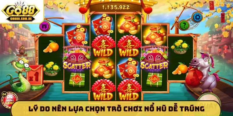 Lý do nên lựa chọn trò chơi nổ hũ dễ trúng