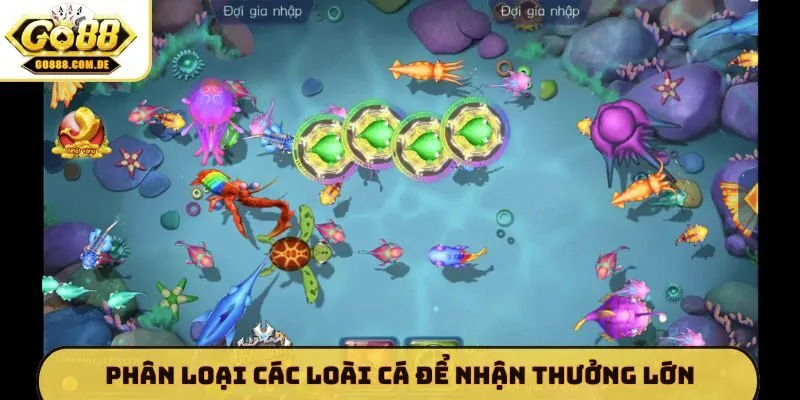 GO88 Chia Sẻ 4 Cẩm Nang Săn Cá Dành Cho Người Mới Cực Hay Phân loại các loài cá để nhận thưởng lớn