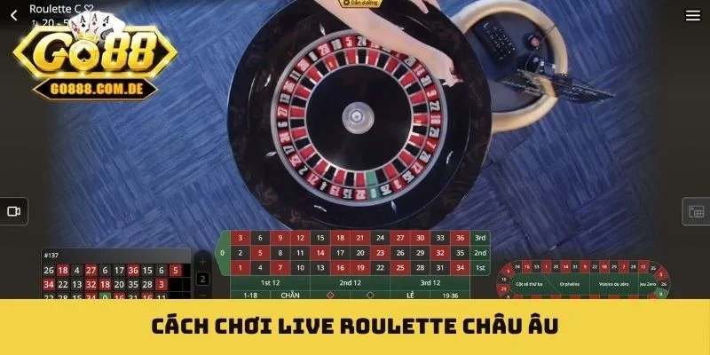 Live Roulette Châu Âu