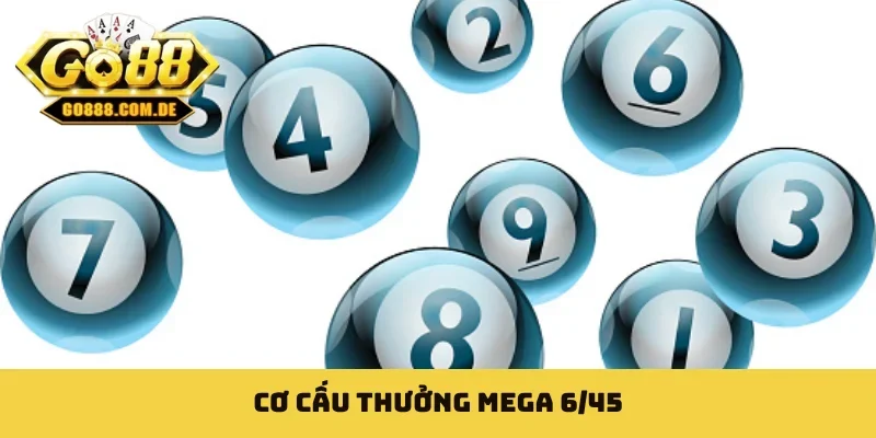 Cơ cấu thưởng Mega 6/45